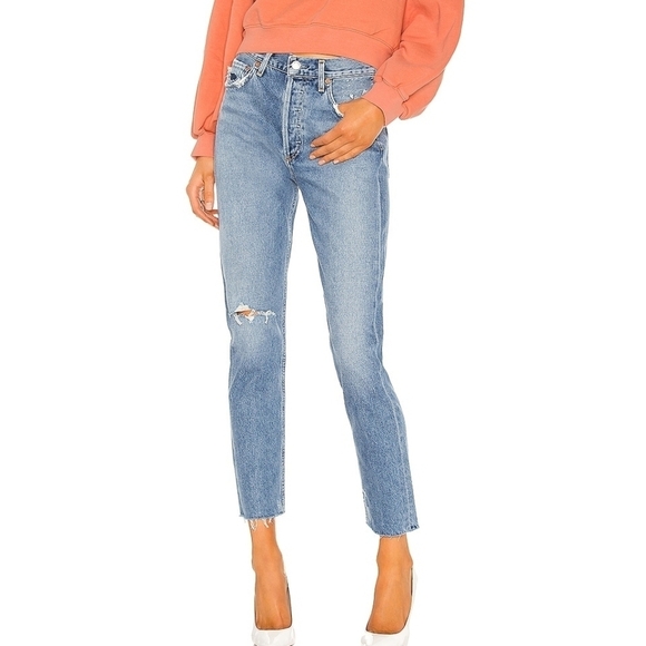 AGOLDE Jamie Hi Rise Classic Jeans in Sizzle size 29 NWT - Picture 4 of 13